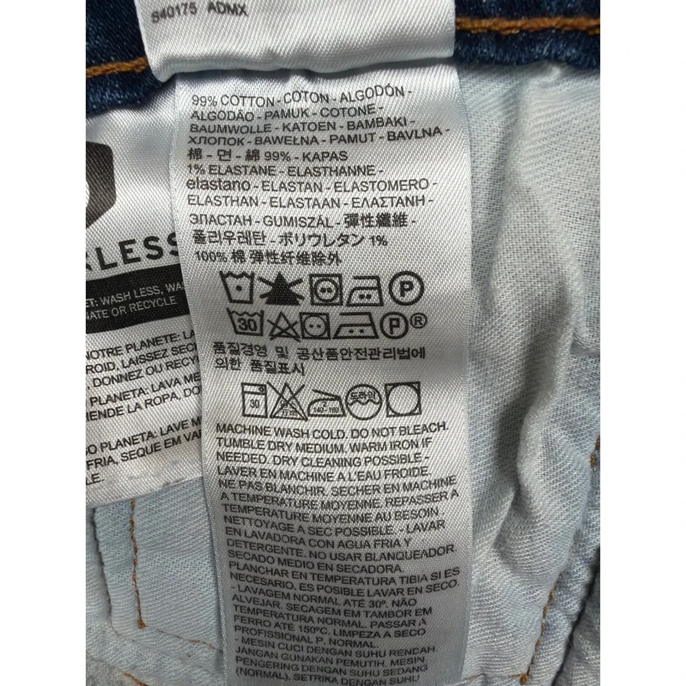 Levis 514 Straight Fit Jeans Mens 38 Medium Wash Made in Mexico